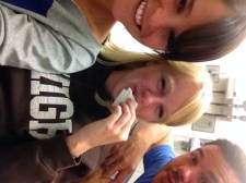 My ER dream team - made me smile despite the gash in my lip! 